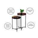 Ver imagem 4 de Conjunto de Mesa Lateral Áquila - Preta