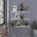 Ver imagem 4 de Prateleira para Livros 90cm em Tamburato Suporte Invisível Desk Yescasa