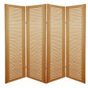 Ver imagem 1 de Biombo Ripado 4 Folhas sem Pezinhos