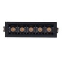Ver imagem 1 de Spot Embutir Downlight Retang Focco 10w 2700k 24º Irc90 Preto-gaya