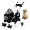 Carrinho Gato Cachorro Cao Pet Passeio Ar Livre Animal de Estimaçao Lazer Seguro Dobravel Caminhada  - 1