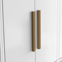 Ver imagem 4 de Armário Aéreo para Cozinha Lorena 60cm 2 Portas MDF MDP Branco Kaiki Móveis