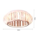 Ver imagem 4 de Plafon Nordecor Wavy 2947 Led Bivolt Ouro Champagne