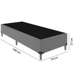 Base Box Tiba 79x1,98x25 Veludo Matelado - 3