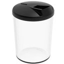 Ver imagem 2 de 12 Farinheiras Porta Farofa Temperos 400ml Crippa Preto Tampa para Ir a Mesa