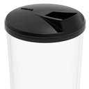 Ver imagem 3 de 12 Farinheiras Porta Farofa Temperos 400ml Crippa Preto Tampa para Ir a Mesa
