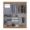 Ver imagem 3 de Guarda Roupa de Casal Paris 6 Portas Mdp Cinamomo Maxel Cinamomo