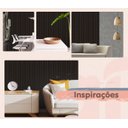 Ver imagem 7 de Papel de Parede Ripado Fino Estilo Madeira Tabaco 12m