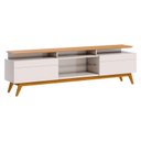 Ver imagem 1 de Rack Bancada Classic 2 Gavetas com Nicho 1.8 Off White Nature - Imcal
