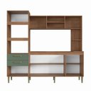 Ver imagem 4 de Cozinha Compacta 7 Portas 2 Gavetas 2 Nichos para Forno Melyna CZ6672 Móveis