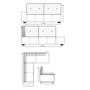 Ver imagem 3 de Sofá de Canto 6 Lugares Madri