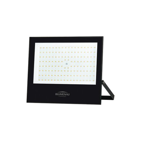 Refletor Blumenau Led Play 150w Preto Bivolt 3000k Luz Amarela