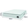 Cama Box Baú Colchão Casal Espuma D33 Vangogh Pillow Top 138x188x70cm Hellen - 5