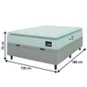 Cama Box Baú Colchão Casal Espuma D33 Vangogh Pillow Top 138x188x70cm Hellen - 4