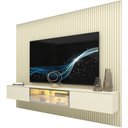 Ver mais imagens de Home para TV Ripado 220 Supremo LED Reflecta 100% MDF Off White - Gelius