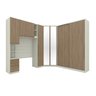 Quarto Modulado Completo Casal 5 Peças com 8 Portas 6 Gavetas   - 4