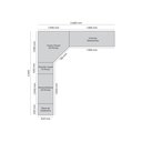 Ver imagem 5 de Quarto Modulado Completo Casal 5 Peças com 8 Portas 6 Gavetas Marrom/Areia HP/Jequitibá