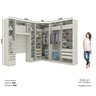 Quarto Modulado Completo Casal 5 Peças com 8 Portas 6 Gavetas   - 2