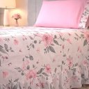 Ver imagem 4 de Kit 2 Pçs Colcha Solteiro Beleza Estampado: Rosa