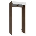 Ver imagem 7 de Porta-geladeira 103 Cm 1 Porta Basculante Rustic/branco Stella Madesa