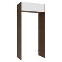 Ver imagem 1 de Porta-geladeira 103 Cm 1 Porta Basculante Rustic/branco Stella Madesa