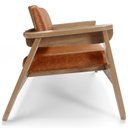 Ver imagem 6 de Kit 2 Poltronas Decorativa para Sala Living Concept L02 Nature Couríssimo Camel - Lyam Decor