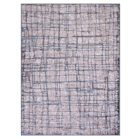 Tapete para Sala Classic Maldivas 19 Chumbo-Azul 3,00X4,00M - J Serrano