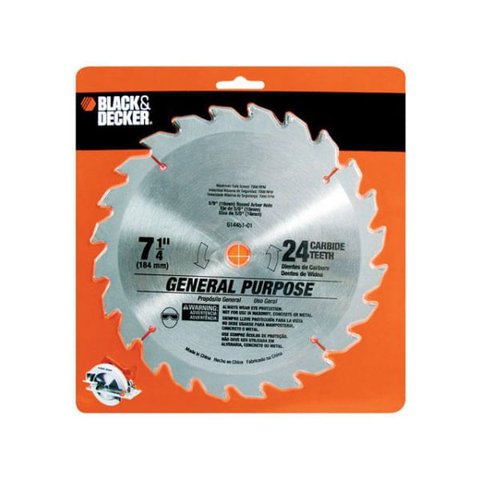 Serra de Widea Ø 185 mm x 16 x 24Z E/D - 71-727 Black & Decker