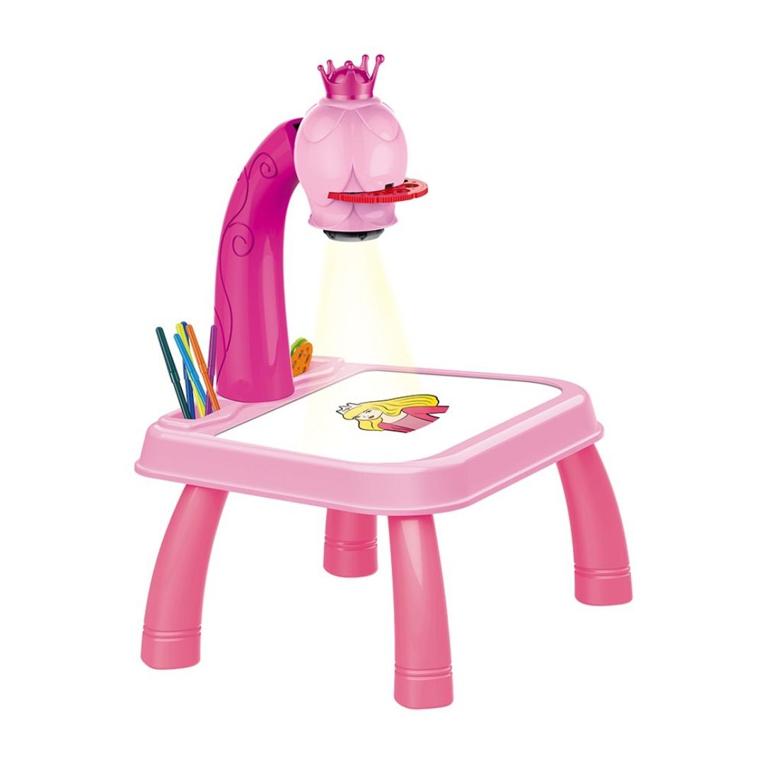 Mesa Projetora Infantil de Desenho Divertido Piquenique Das Princesas DM Toys DMT6419 - 1