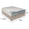 Cama Box com Baú Queen e Colchão Freedom Ortobom D33 - 5