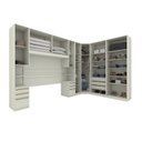 Ver imagem 4 de Quarto Modulado Casal 7 Peças 12 Portas 9 Gavetas Seletto Areia