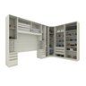 Quarto Modulado Completo Casal 7 Peças 12 Portas 9 Gavetas Seletto  - 4