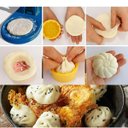 Ver imagem 6 de Maquina de Modelar Pastel Massa Ravioli Molde Bolinho Gyoza Casa Cozinha Lanchonete Restaurante Prep