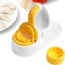 Ver imagem 3 de Maquina de Modelar Pastel Massa Ravioli Molde Bolinho Gyoza Casa Cozinha Lanchonete Restaurante Prep