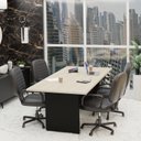 Ver imagem 1 de Mesa de Reunião para Escritório 2mx1m Tampo 30mm Netmobil - Dubai