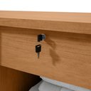 Ver imagem 5 de Comoda Sapateira Vedra 7 Gavetas 2 Portas - Lp - Rei de Casa Amendoa Clean