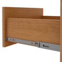 Ver imagem 6 de Comoda Sapateira Vedra 7 Gavetas 2 Portas - Lp - Rei de Casa Amendoa Clean