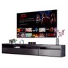 Rack Suspenso para TV Life 1.36 Preto Acetinado - MóveisAqui - 1