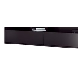 Rack Suspenso para TV Life 1.36 Preto Acetinado - MóveisAqui - 3
