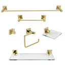 Ver imagem 1 de Kit de Acessórios para Banheiro 6 Peças Inox Square SQ12101 Ducon Metais