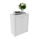 Ver imagem 2 de Balcão Escritório com 2 Portas Multimóveis Vcr25013 Branco