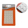 Protetor Anti Impacto Barulho Adesivo Silicone Transparente Cartela 24 Peças Pingo Bolinha Pequena - 2
