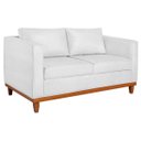 Ver imagem 2 de Sofá 2 Lugares 140cm Suede Esper Branco