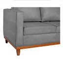 Ver imagem 5 de Sofá 2 Lugares 140cm Suede Esper Cinza