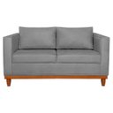 Ver imagem 4 de Sofá 2 Lugares 140cm Suede Esper Cinza