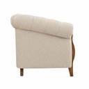 Ver imagem 6 de Poltrona Decorativa 121cm Pugle Linho Bege - Sallar Home