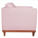 Ver imagem 5 de Sofá 2 Lugares 140cm Suede Esper Rosa Bebê