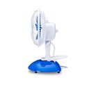 Ver imagem 7 de Kit 2 Mini Ventiladores Mesa de Tomada 20cm Grampo Oferta