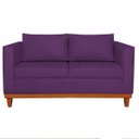 Ver imagem 4 de Sofá 2 Lugares 140cm Suede Esper Roxo