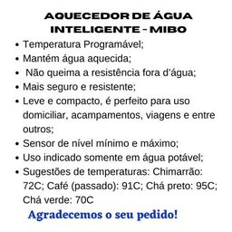 Aquecedor de Imersão Água Inteligente Mibo - 6